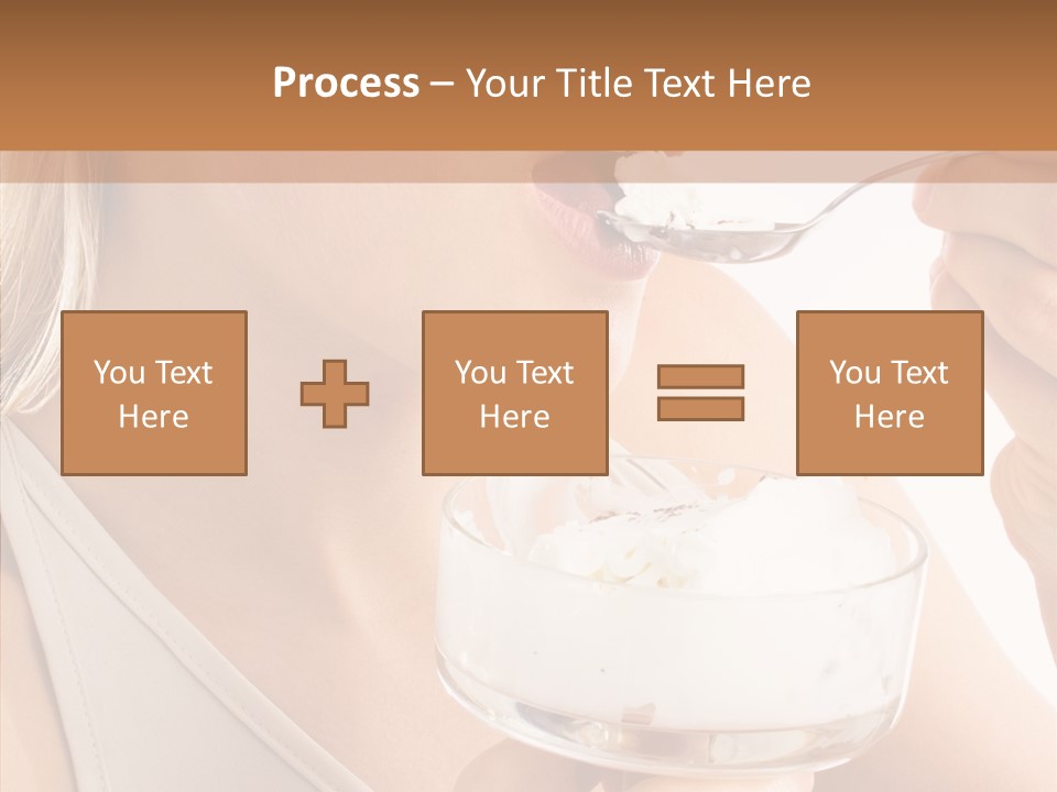Ice Face Food PowerPoint Template