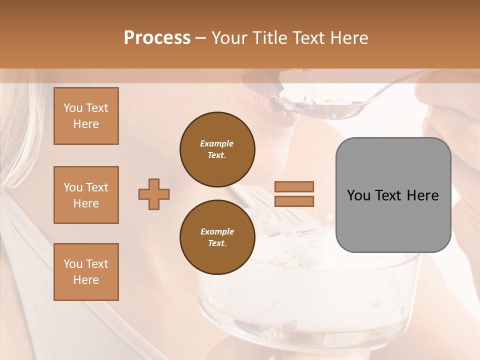 Ice Face Food PowerPoint Template