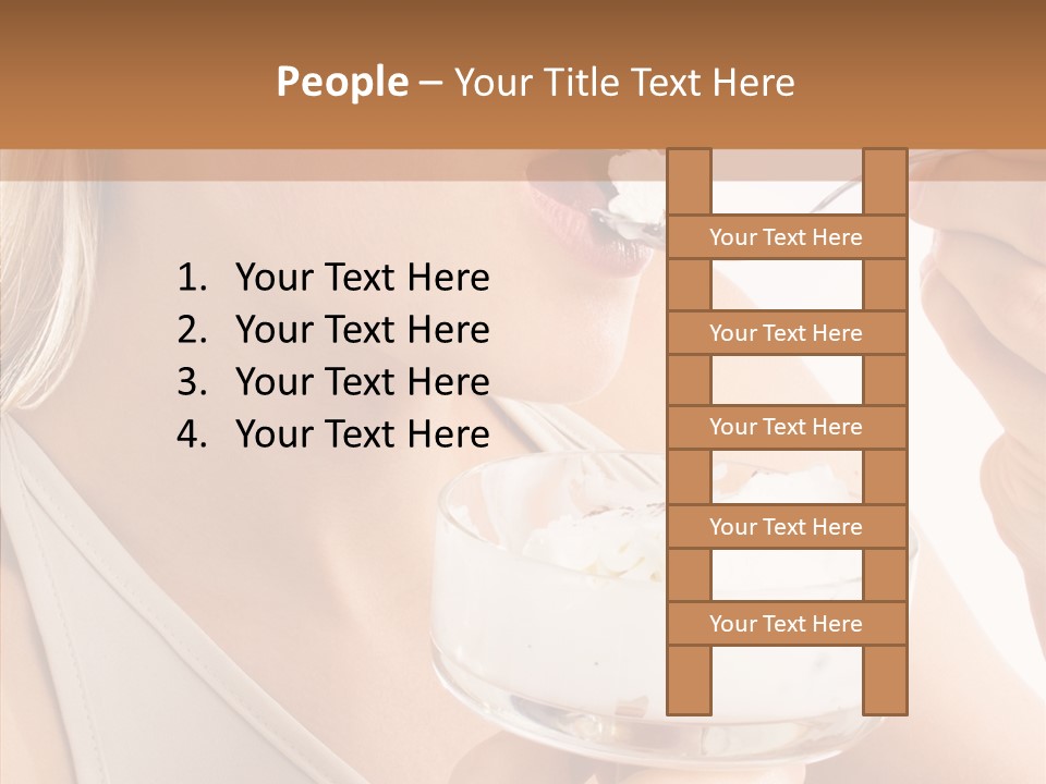 Ice Face Food PowerPoint Template