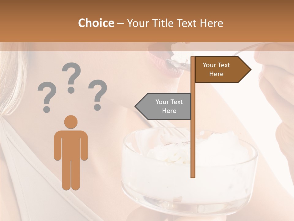 Ice Face Food PowerPoint Template