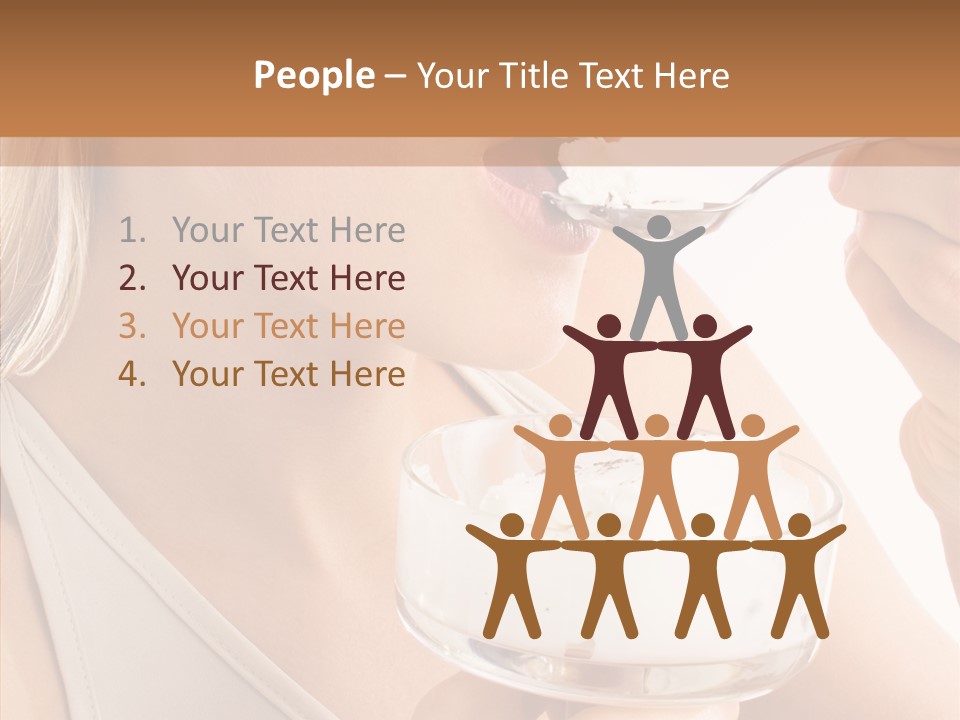 Ice Face Food PowerPoint Template