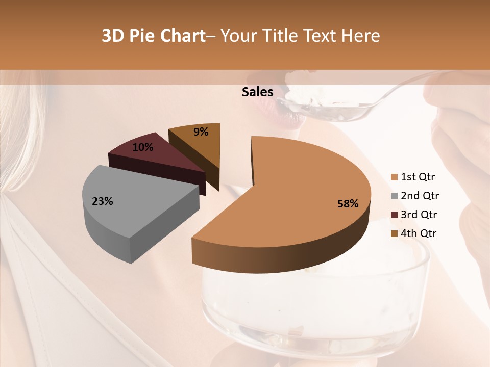 Ice Face Food PowerPoint Template