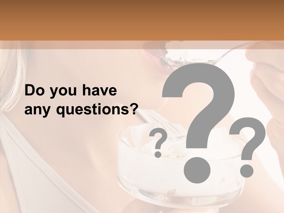 Ice Face Food PowerPoint Template