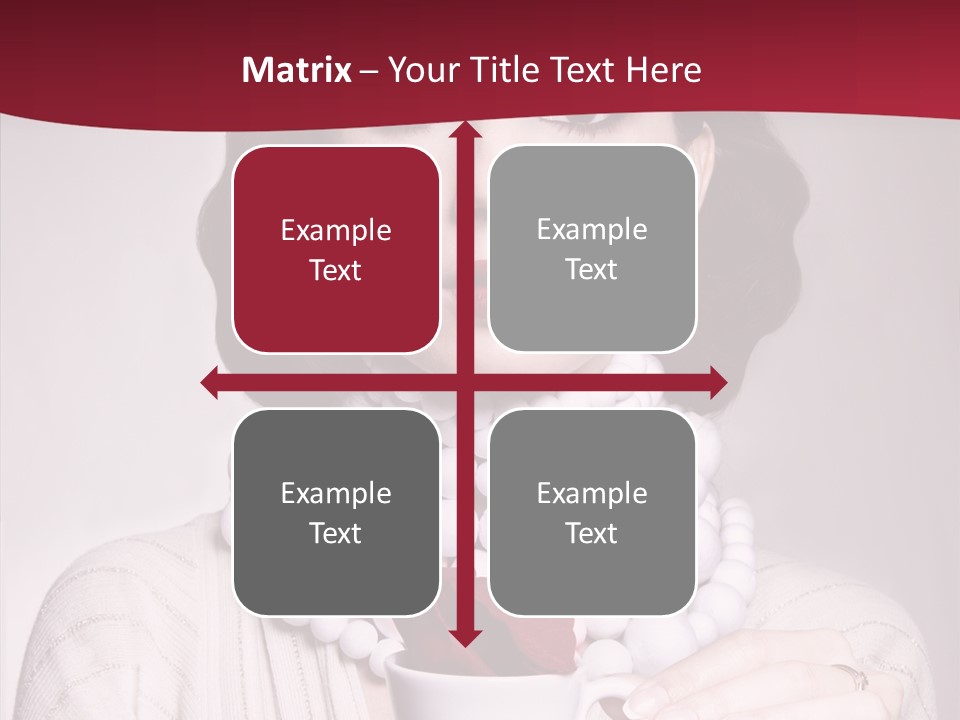 Light Rose Leaf Delightful PowerPoint Template