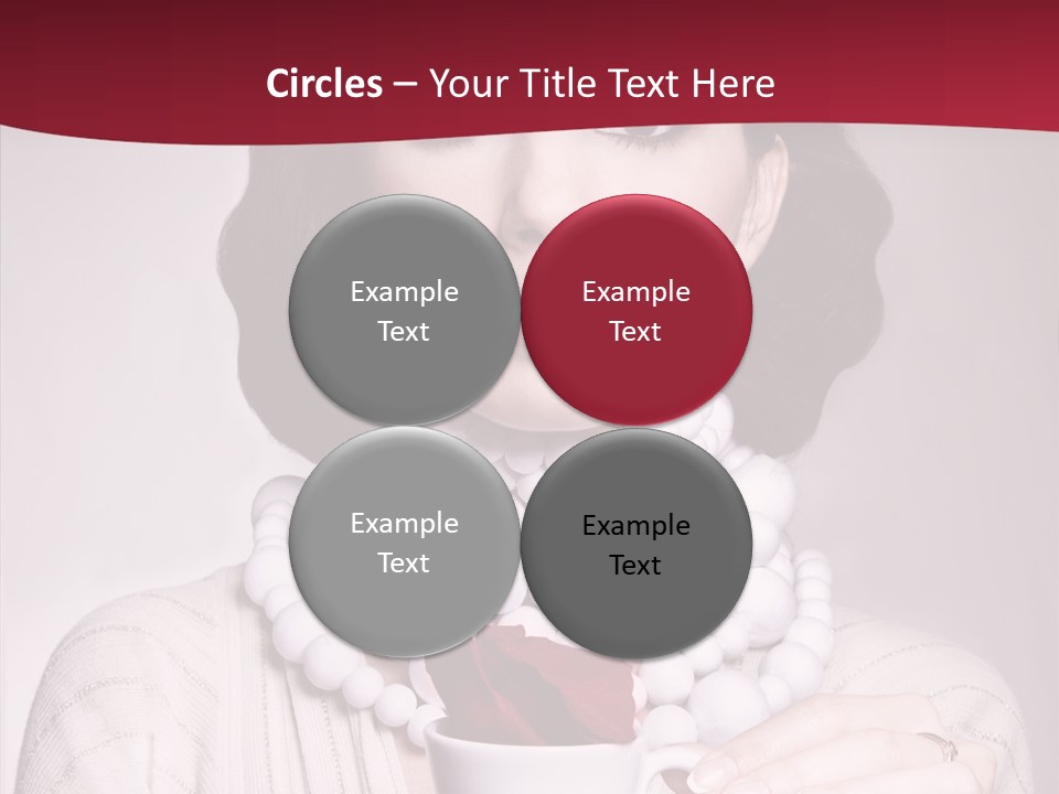 Light Rose Leaf Delightful PowerPoint Template