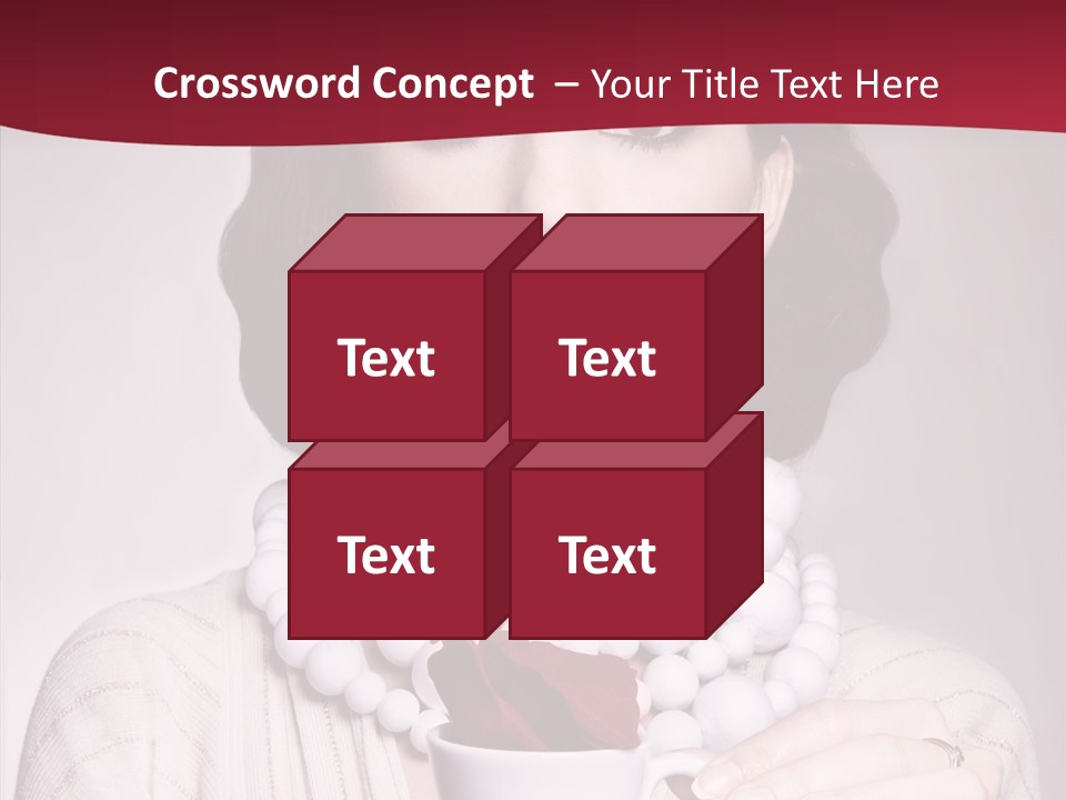 Light Rose Leaf Delightful PowerPoint Template