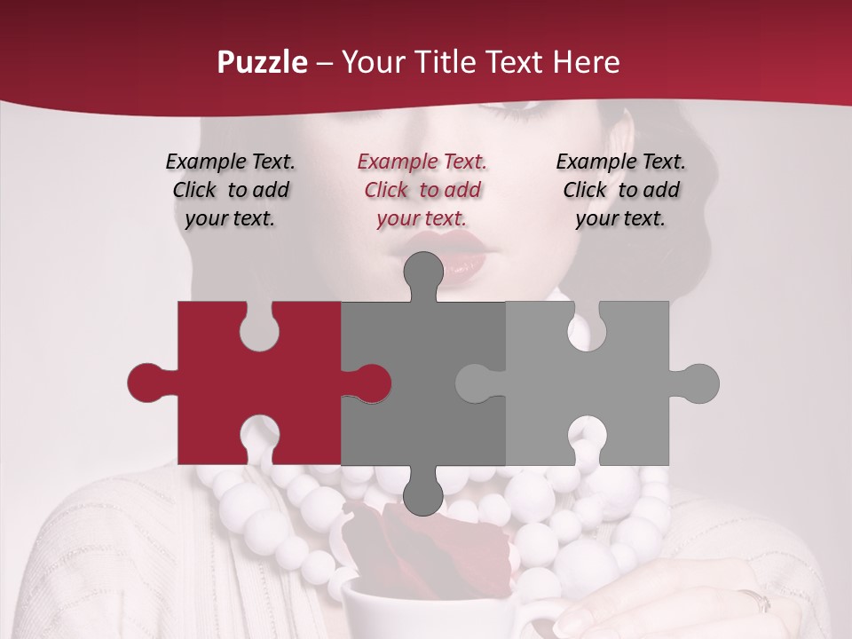 Light Rose Leaf Delightful PowerPoint Template