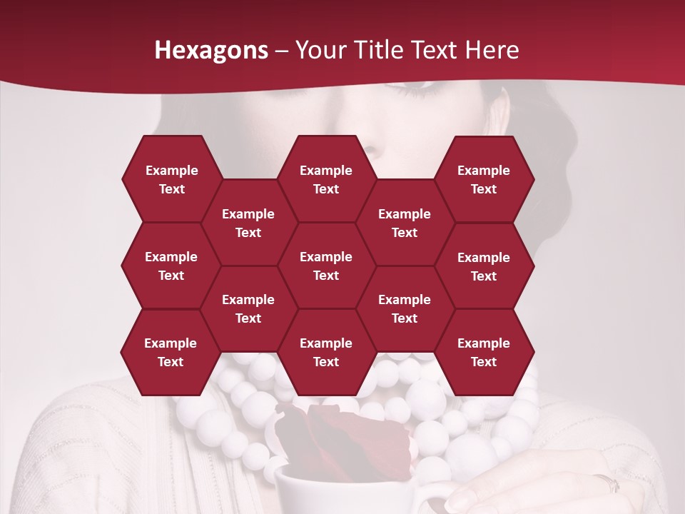 Light Rose Leaf Delightful PowerPoint Template