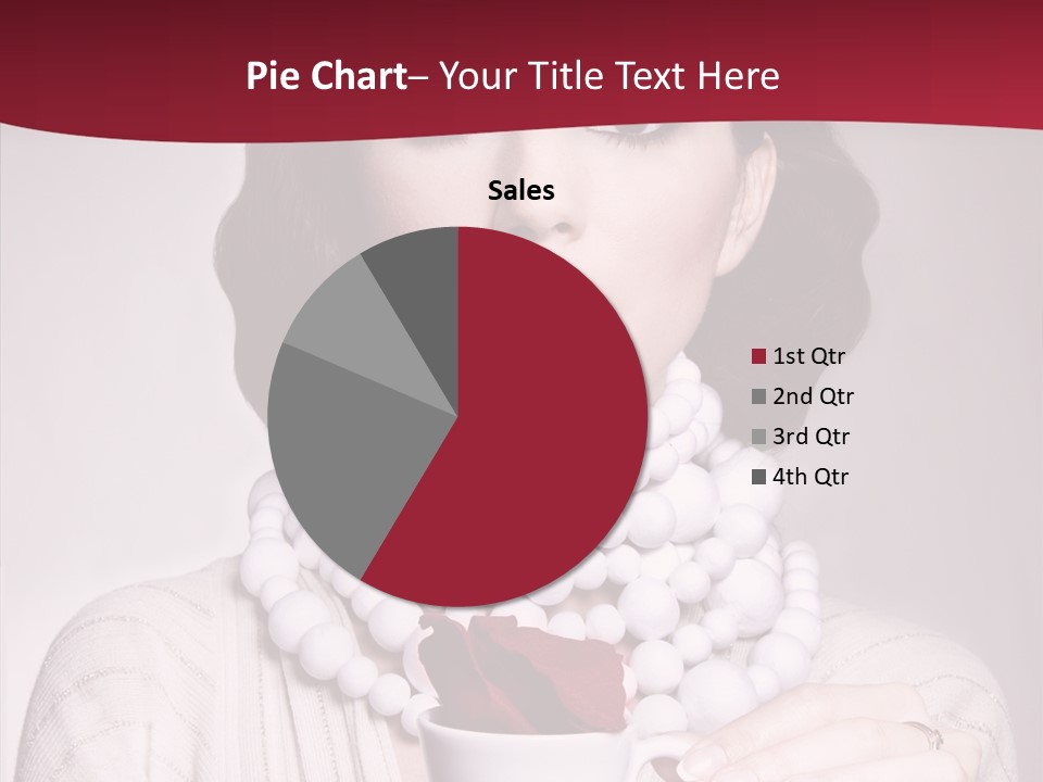 Light Rose Leaf Delightful PowerPoint Template