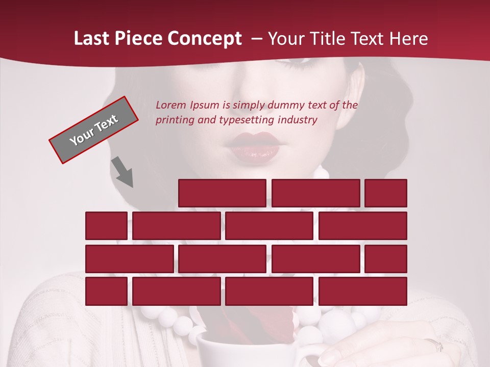 Light Rose Leaf Delightful PowerPoint Template