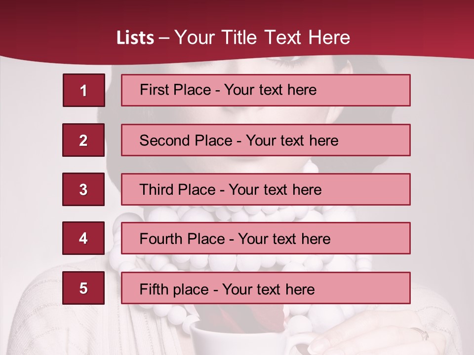 Light Rose Leaf Delightful PowerPoint Template
