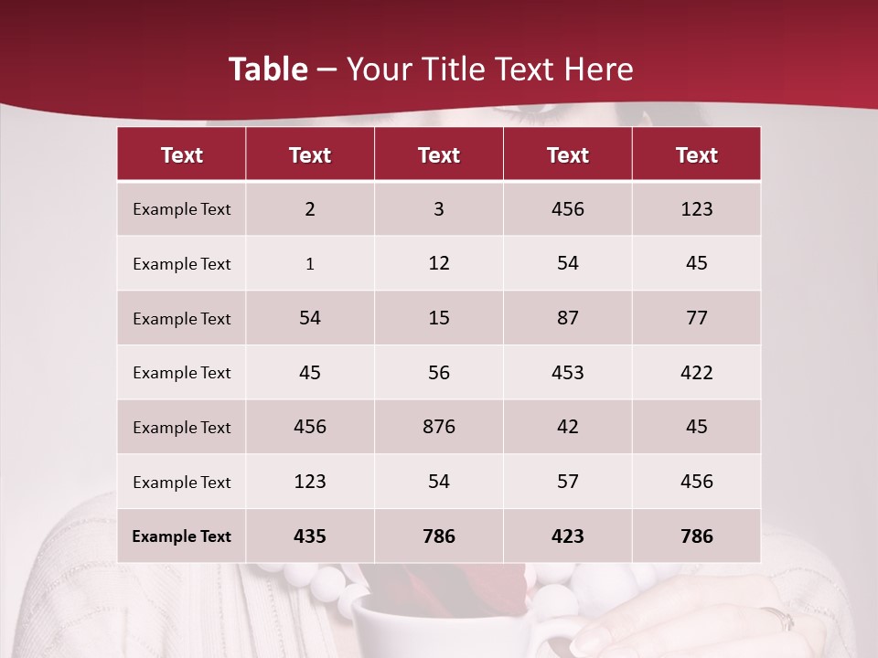 Light Rose Leaf Delightful PowerPoint Template