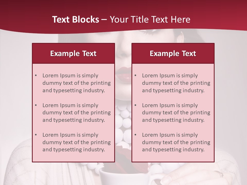 Light Rose Leaf Delightful PowerPoint Template