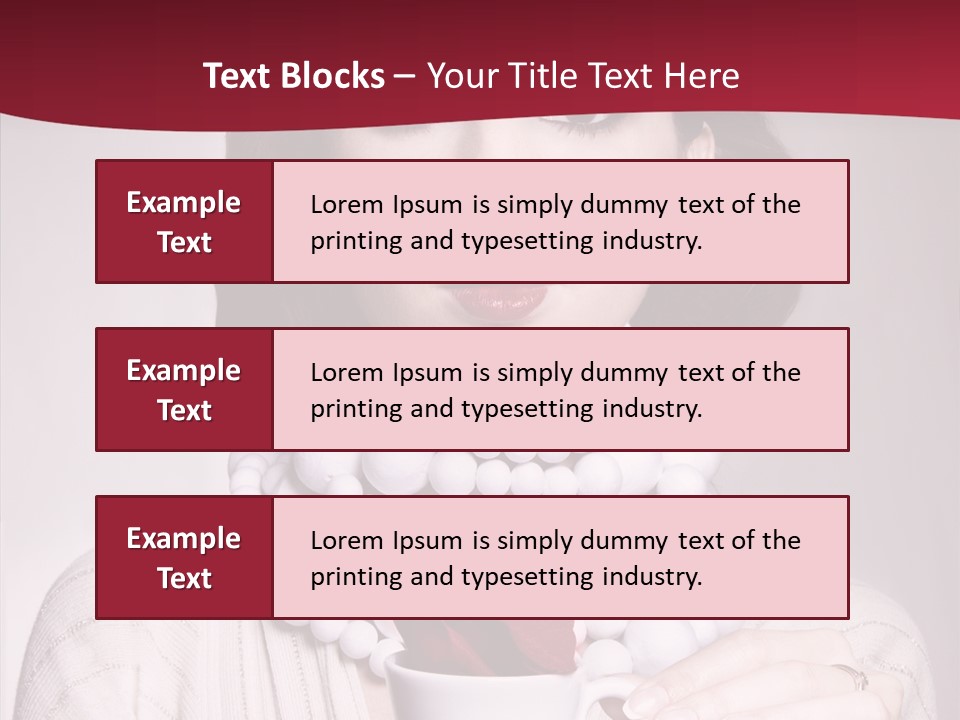 Light Rose Leaf Delightful PowerPoint Template