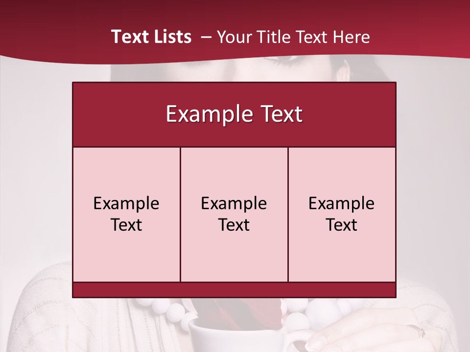 Light Rose Leaf Delightful PowerPoint Template