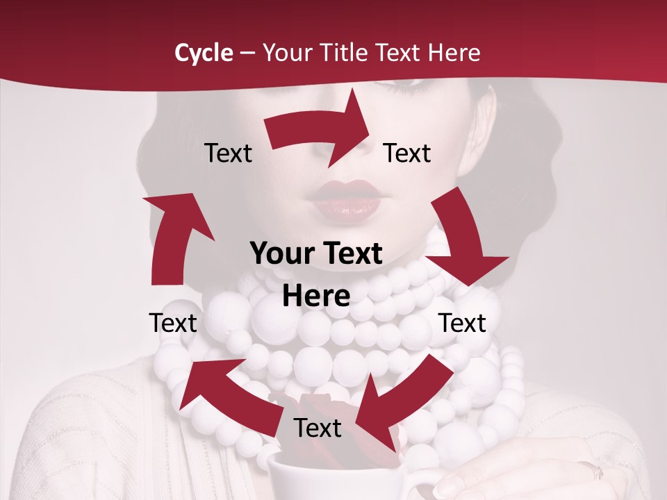 Light Rose Leaf Delightful PowerPoint Template