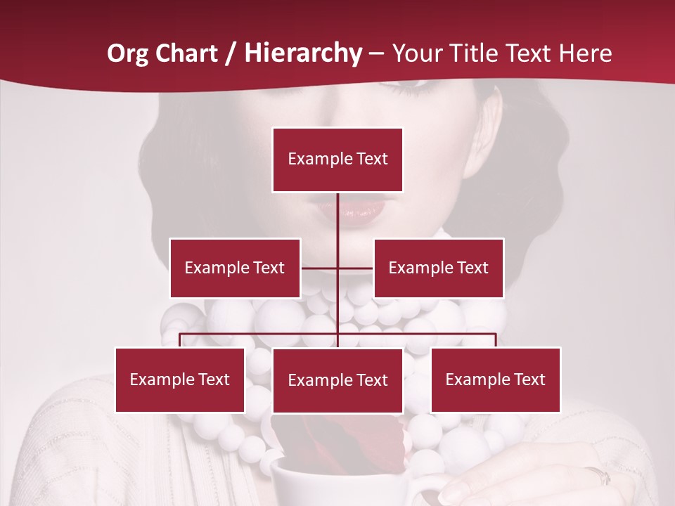 Light Rose Leaf Delightful PowerPoint Template