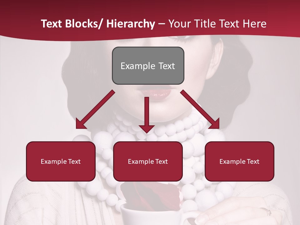 Light Rose Leaf Delightful PowerPoint Template