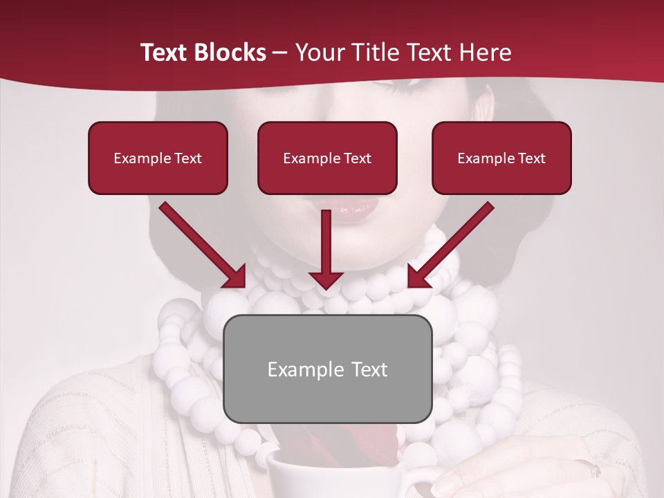Light Rose Leaf Delightful PowerPoint Template