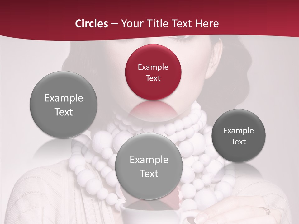 Light Rose Leaf Delightful PowerPoint Template