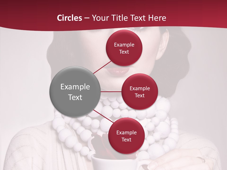 Light Rose Leaf Delightful PowerPoint Template