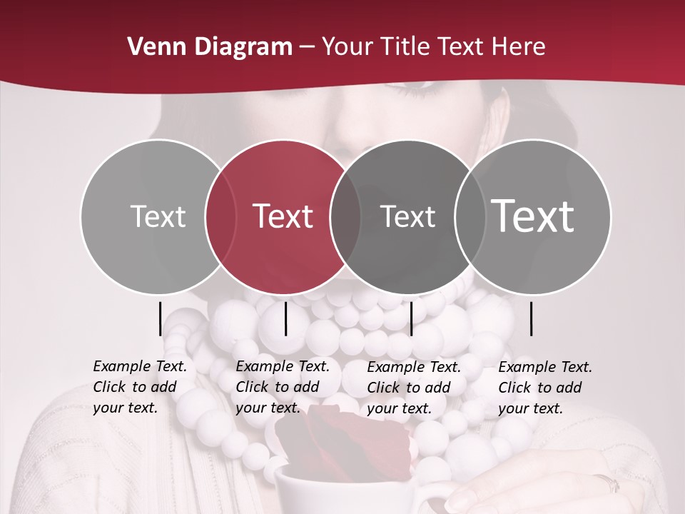 Light Rose Leaf Delightful PowerPoint Template