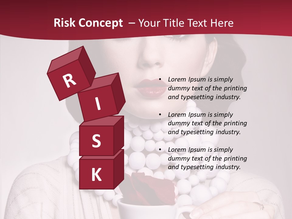 Light Rose Leaf Delightful PowerPoint Template