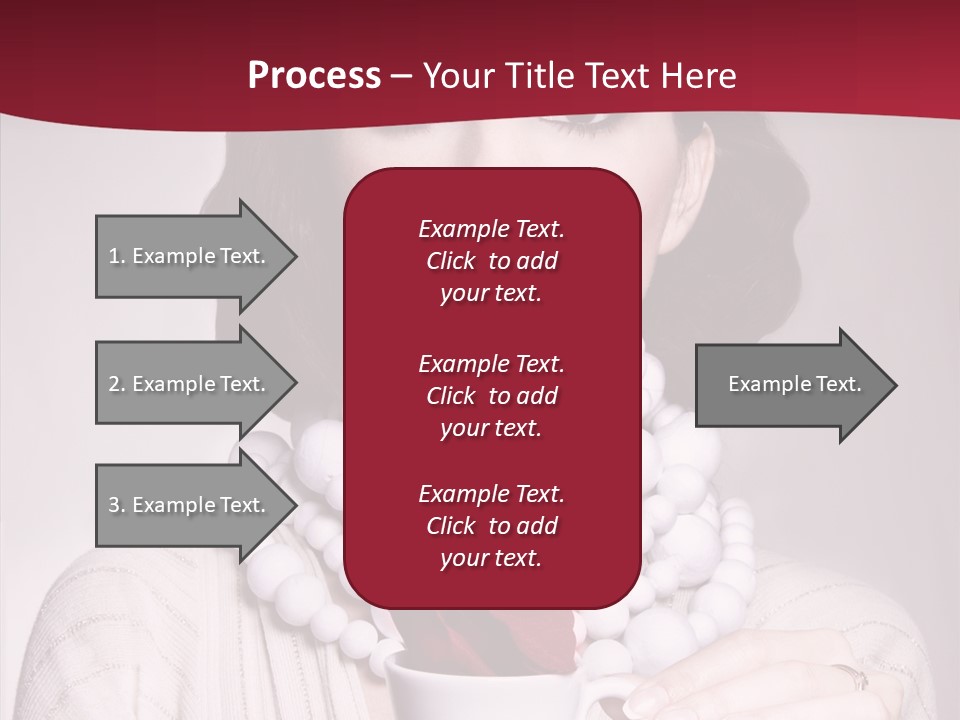 Light Rose Leaf Delightful PowerPoint Template