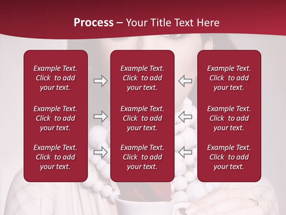 Light Rose Leaf Delightful PowerPoint Template