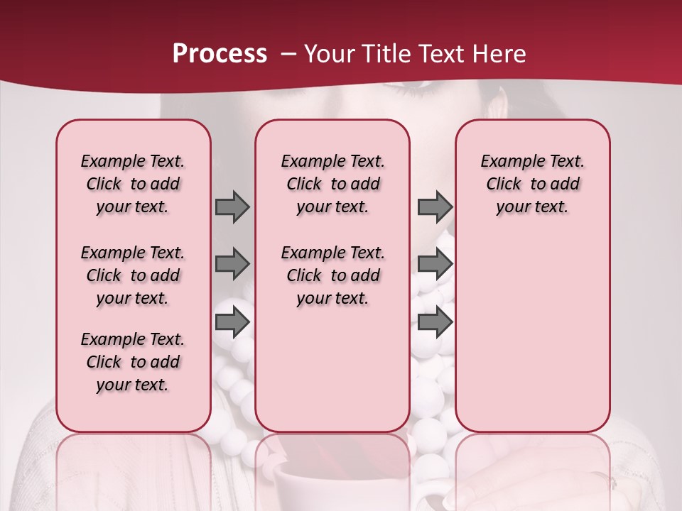 Light Rose Leaf Delightful PowerPoint Template