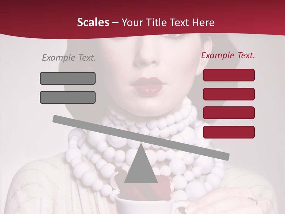 Light Rose Leaf Delightful PowerPoint Template