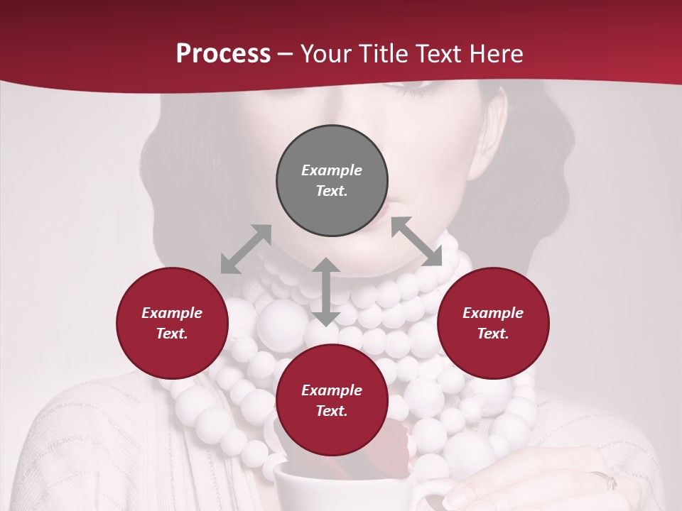 Light Rose Leaf Delightful PowerPoint Template