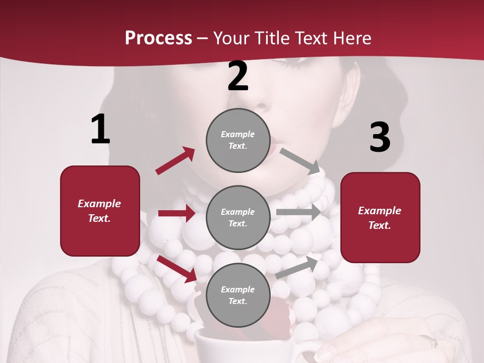 Light Rose Leaf Delightful PowerPoint Template