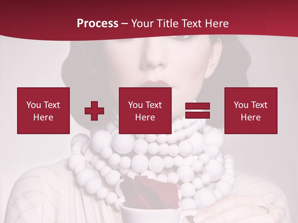 Light Rose Leaf Delightful PowerPoint Template