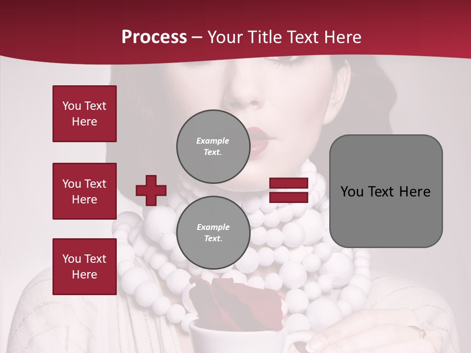 Light Rose Leaf Delightful PowerPoint Template