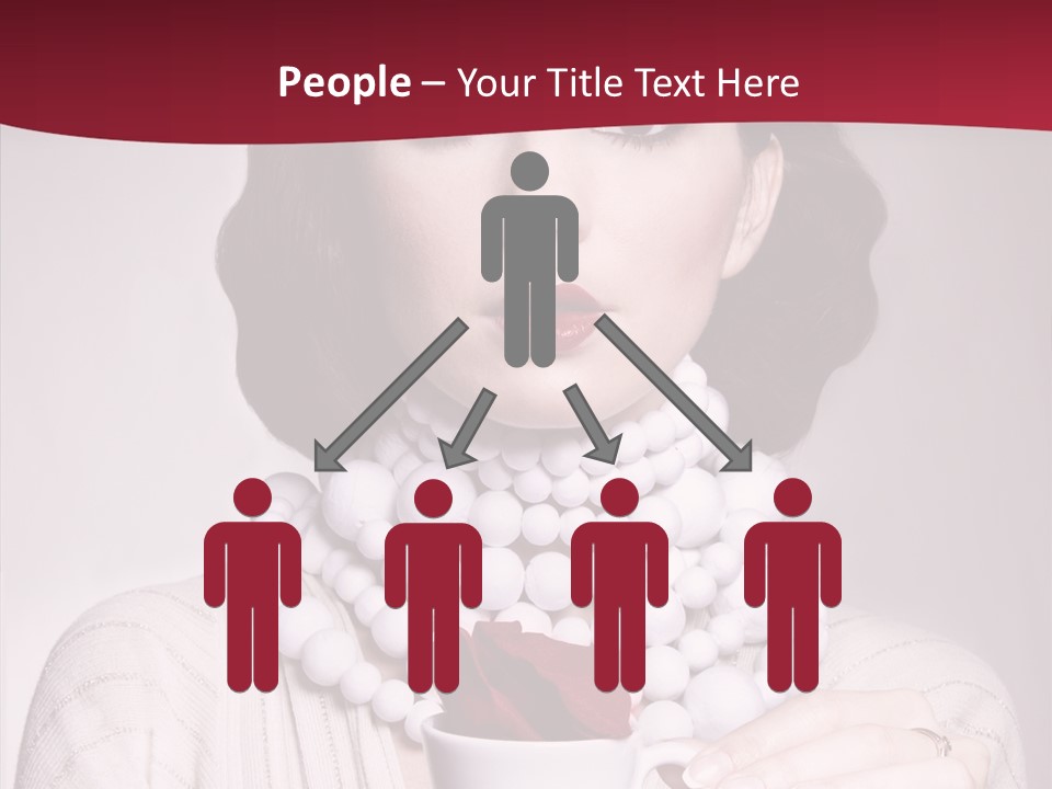 Light Rose Leaf Delightful PowerPoint Template