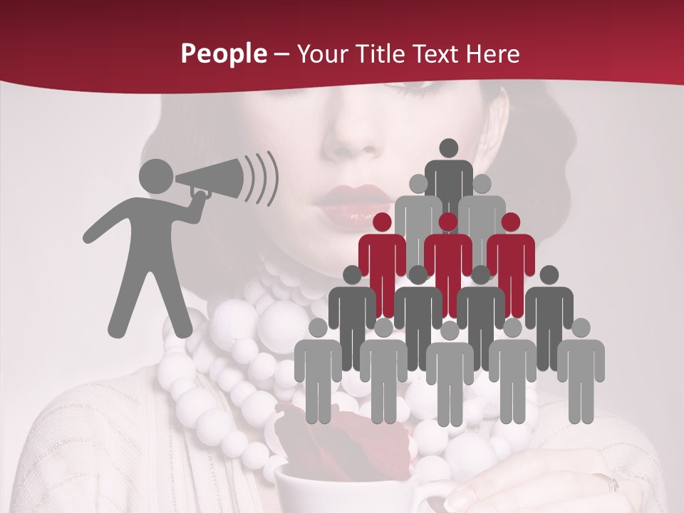 Light Rose Leaf Delightful PowerPoint Template