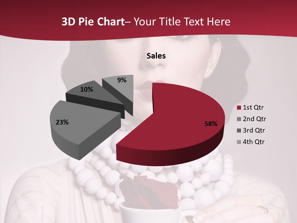 Light Rose Leaf Delightful PowerPoint Template