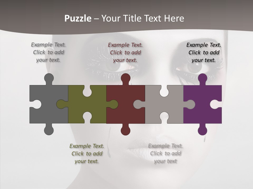 Makeup Pain Nostalgia PowerPoint Template