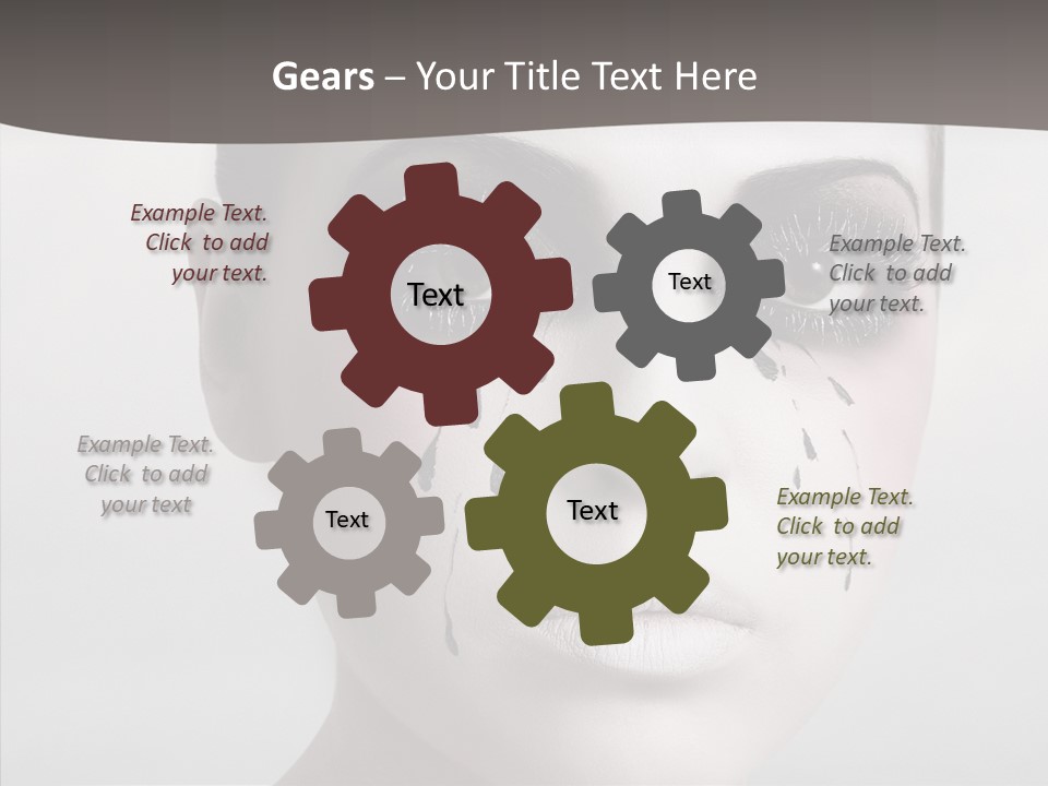 Makeup Pain Nostalgia PowerPoint Template