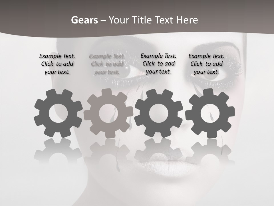 Makeup Pain Nostalgia PowerPoint Template