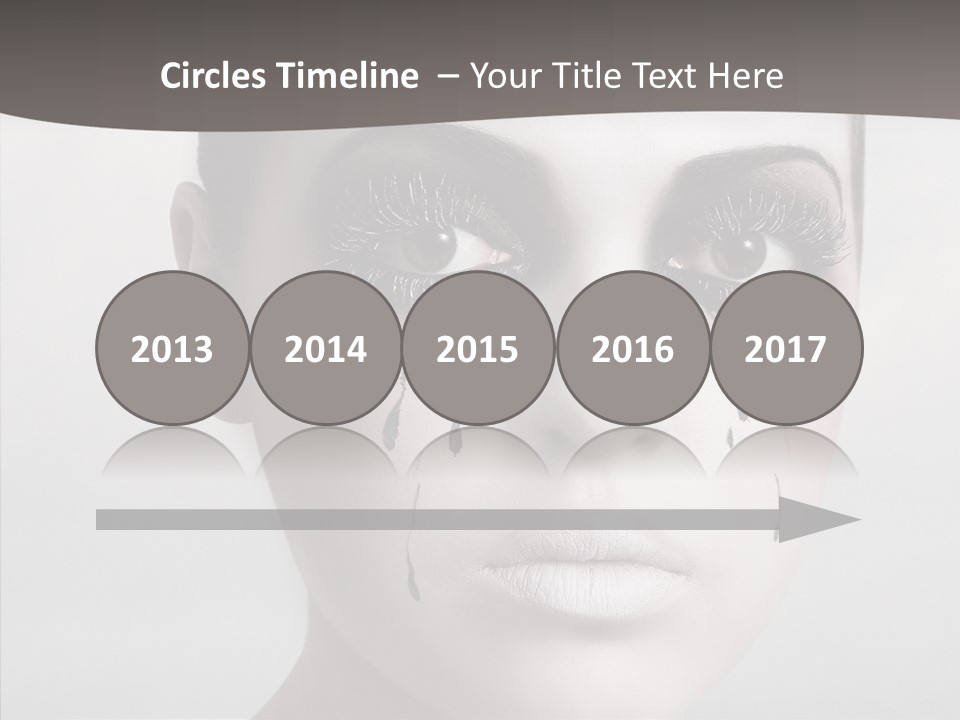 Makeup Pain Nostalgia PowerPoint Template