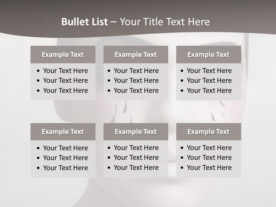 Makeup Pain Nostalgia PowerPoint Template