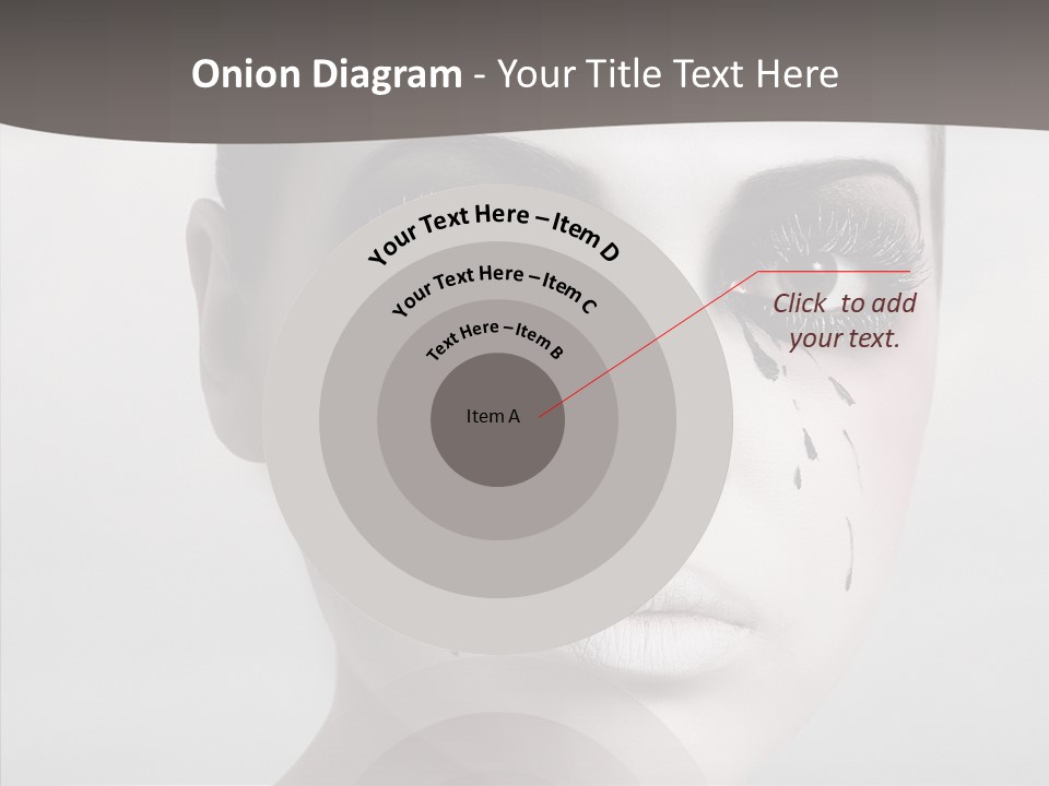 Makeup Pain Nostalgia PowerPoint Template