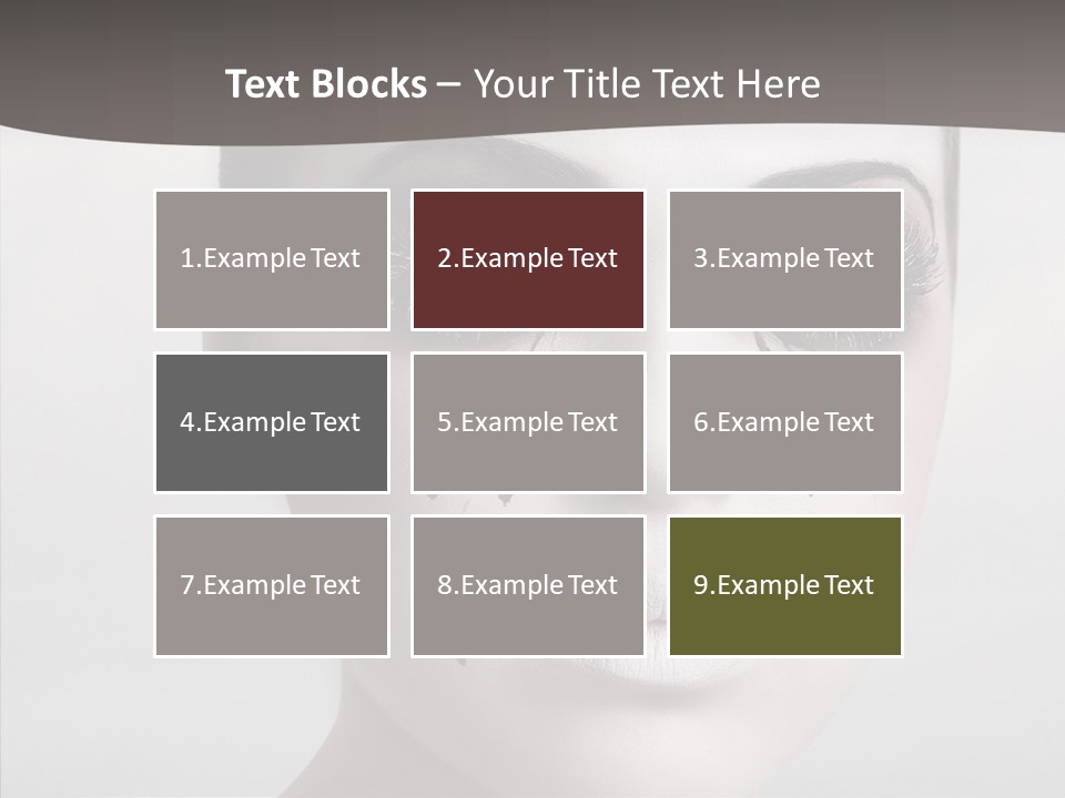 Makeup Pain Nostalgia PowerPoint Template