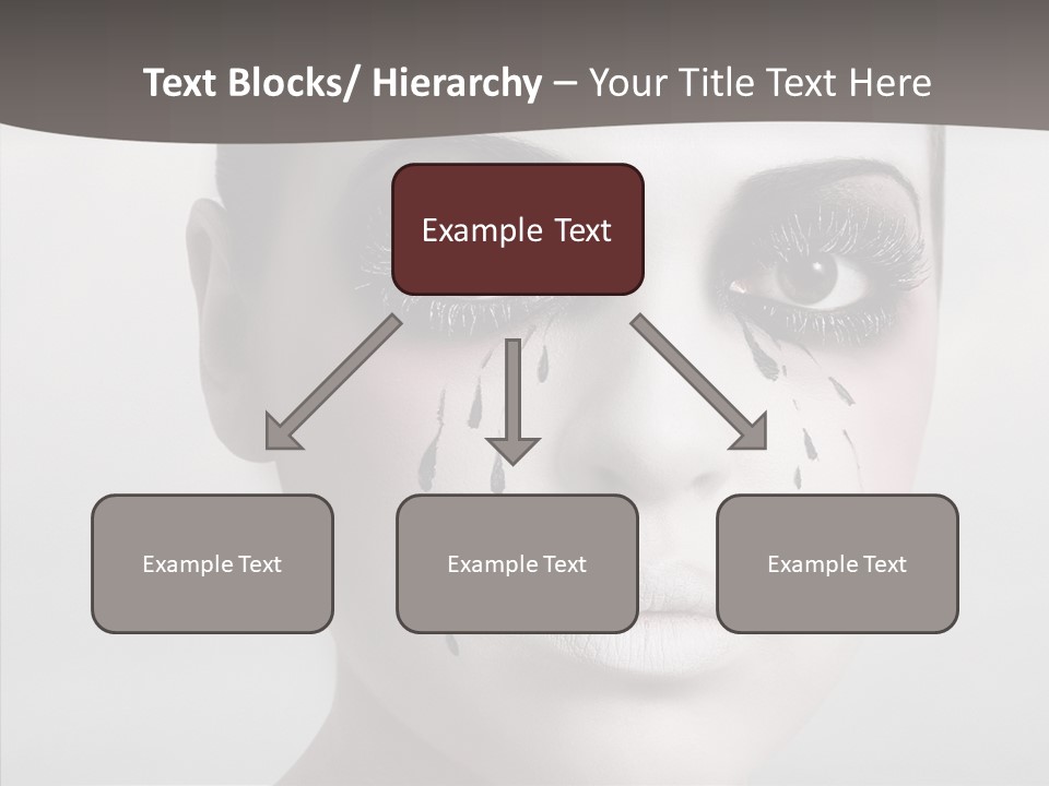 Makeup Pain Nostalgia PowerPoint Template