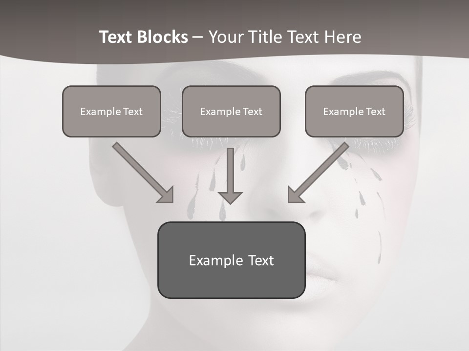 Makeup Pain Nostalgia PowerPoint Template