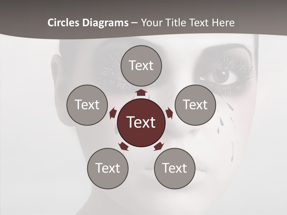 Makeup Pain Nostalgia PowerPoint Template