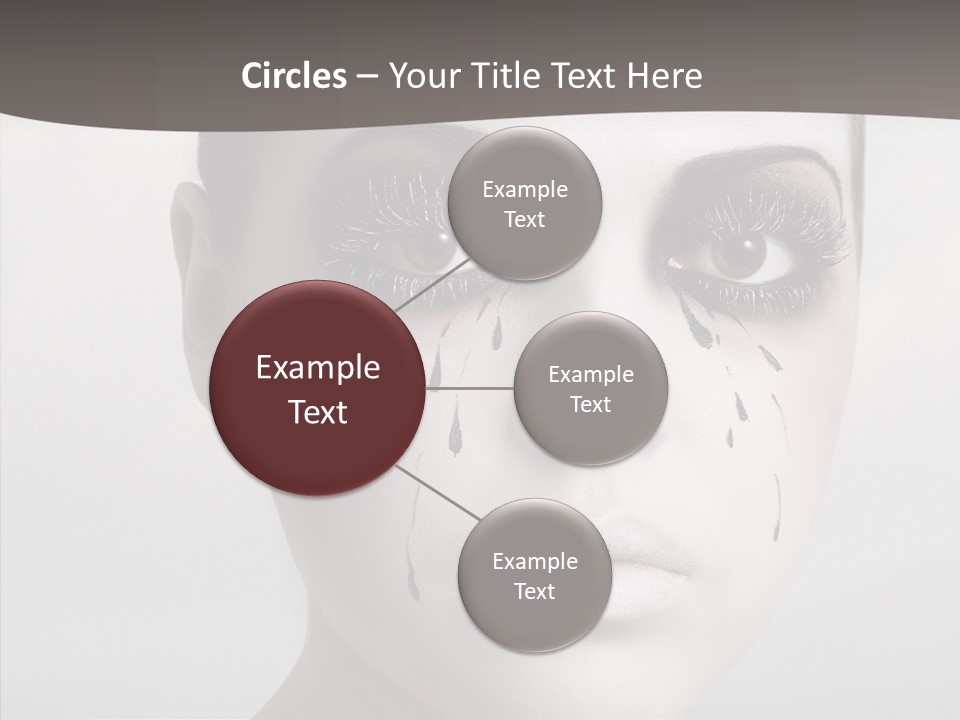 Makeup Pain Nostalgia PowerPoint Template