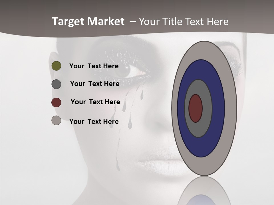 Makeup Pain Nostalgia PowerPoint Template